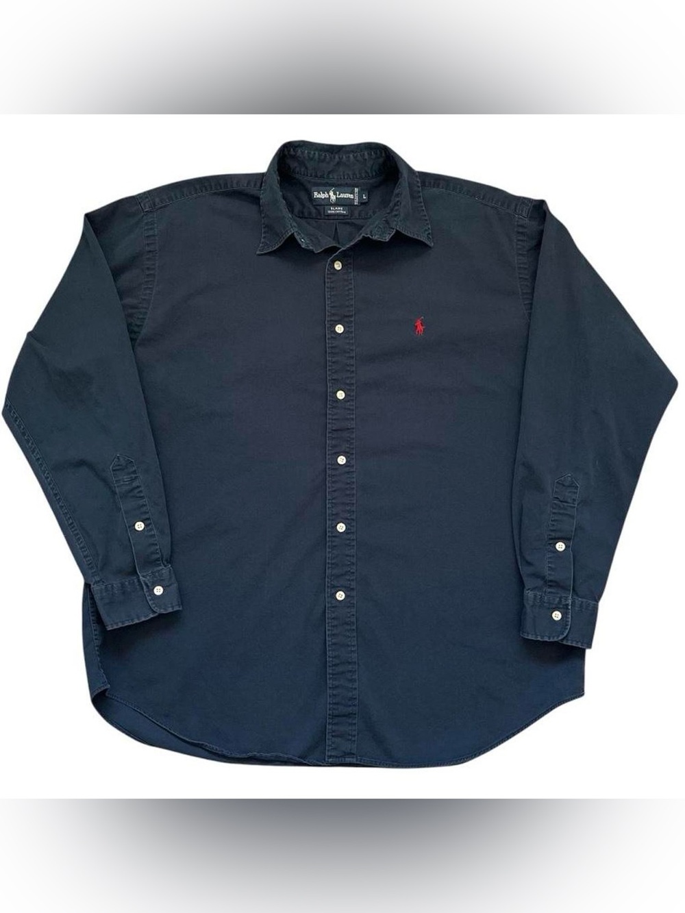 Vintage navy Ralph Lauren button down
